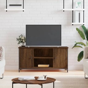 vidaXL Móvel de TV 100x40x50 cm derivados de madeira carvalho castanho