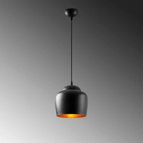 Candeeiro de Teto Dodo – Preto – 22 x 22 cm