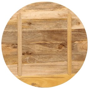 Tampo de mesa redondo Ø80x3,8cm madeira mangueira áspera maciça