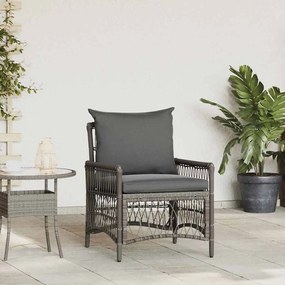 vidaXL Cadeira de Jardim Cinzeto 60 x 70 x 78cm vime PE