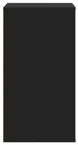 Cómoda com 4 Gavetas - 60x41x76 cm - derivados de madeira - preto