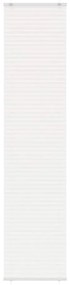 Branco Plissada Cega 40x200 cm Largura Tecido 39,4 cm Poliéster