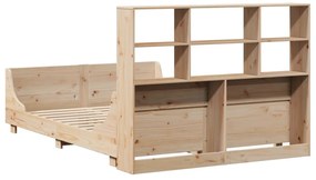 Cama com estante sem colchão 120x190 cm madeira maciça
