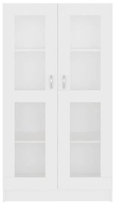 Armário vitrine 82,5x30,5x150 cm derivados de madeira branco