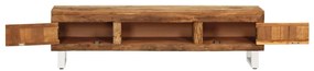 Suporte para TV madeira reciclada maciça 140x30x40 cm
