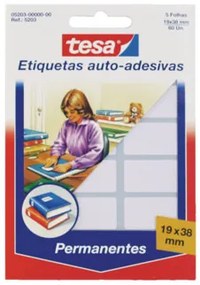 Etiquetas Autocolantes Permanentes 38x19mm Tesa