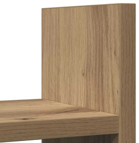 Organizador de Mesa Carvalho Artesanal 34.5x15.5x35.5 cm Madeira