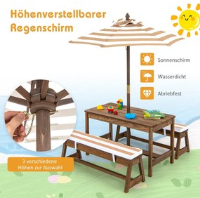 Conjunto de balanço externo 3 em 1 com estacas de solo para jardim/quintal/parque