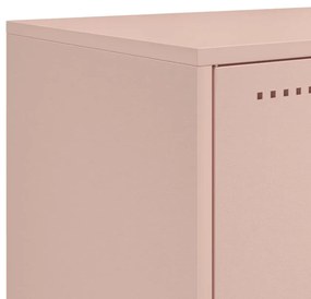 Móvel de TV 68,5x39x60,5 cm aço rosa