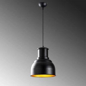 Candeeiro de Teto Berceste – Preto – 25 x 25 cm