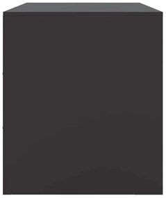 Móveis de TV 2 pcs 67x39x44 cm aço preto