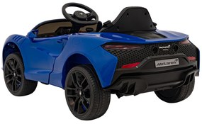 Carro elétrico para Crianças 12V 4x4 Mclaren Artura Rodas de EVA, Assento de couro Azul