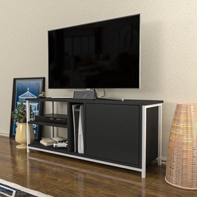Móvel TV Neola – Branco/Antracite – 120 cm x 35,3 cm x 50,8 cm