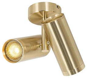 Design spot dourado ajustável 2 luzes - Scopio Honey Design