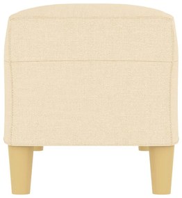 Banco 100x35x41 cm tecido cor creme