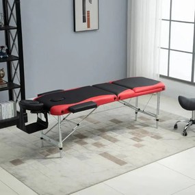 Marquesa Massaggio  Dobrável ´- Preto e Vermelho - Design Moderno