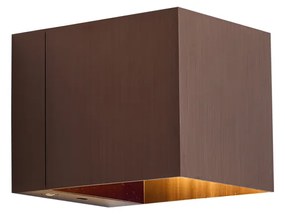 Candeeiro de Parede Moderno Bronze Escuro Incl. LED e Dimmer de Toque Recarregável - Joris