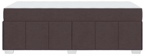 Estrutura da Cama Castanho escuro 90 x 190 cm tecido