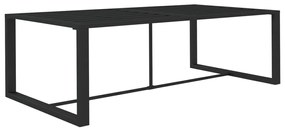 7 pcs conjunto lounge jardim com almofadões alumínio antracite