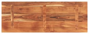 Tampo de mesa retangular 140x60x3,8 cm madeira de acácia maciça