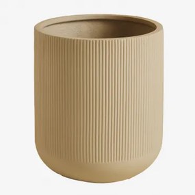 Vaso De Flores Em Polystone Raiden Ø30 Cm - Sklum