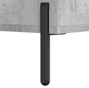 Mesa cabeceira 40x40x50 cm derivados de madeira cinzento sonoma