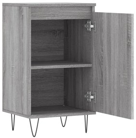 Aparadores 2 pcs 40x35x70 cm derivados madeira cinzento sonoma