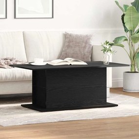 Mesa de Centro vidaXL Preto Carvalho 102x55,5x40 cm em Madeira de Enge