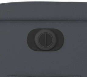 Poltrona reclinável elétrica couro artificial cinzento