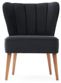 Cadeirão Wing Layla – Antracite – 65x80x65 cm