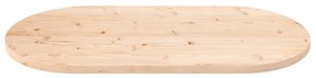 Tampo de mesa oval 90x45x2,5 cm madeira de pinho maciça