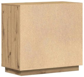 Estante vidaXL Artisan Carvalho 80x34x75 cm Madeira de engenharia