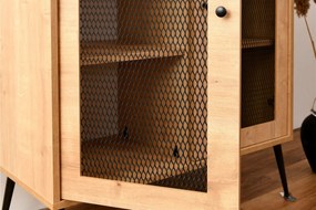 Aparador Wire – Carvalho – 40x90x110 cm