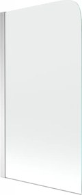 Mexen Felix painel de banho de 1 folha 70 x 140 cm, transparente, cromado - 890-070-001-01-00
