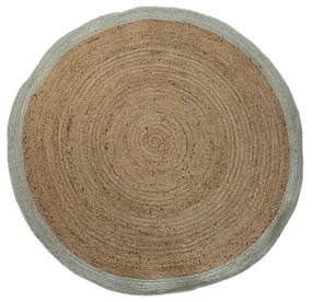 Tapete Dkd Home Decor Scandi Verde Marrom Claro Jute (150 X 150 X 1 cm)