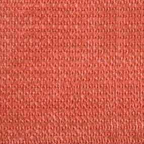 Para-sol estilo vela 160 g/m² 4x5x6,8 m PEAD terracota