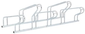 Suporte independente para 5 bicicletas aço galvanizado
