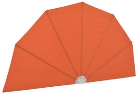 Toldo lateral dobrável para terraço 160 cm terracota