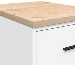 Armário de arrumação de garagem Branco 40x51x85 cm