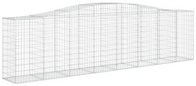 Cestos gabião arqueados 5pcs 400x50x100/120cm ferro galvanizado