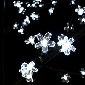 Árvore de Natal 1200 LED flor cerejeira luz branco frio 400cm