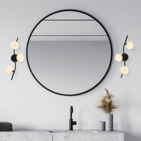 Aplique de Parede 7146 – Preto – 23 x 19 x 55 cm