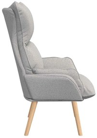 Poltrona Relaxante vidaXL Cinza Nuvem