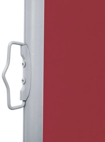 Toldo lateral retrátil 120x600 cm vermelho