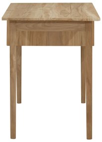 Secretária com 2 gavetas 110x52x75 cm madeira de teca maciça