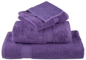 Toalhas de sauna premium SOLUND 2 pcs 80x200 cm 600 gsm roxo