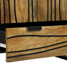 Highboard 60x33.5x100 cm Madeira Sólida de Manga
