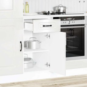 Armário de cozinha baixo Kalmar branco alto brilho
