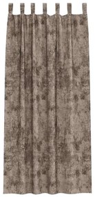Cortinas de Veludo 2 pcs com Ilhós Cappuccino 260x140 cm