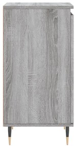 Aparadores 2 pcs 40x35x70 cm derivados madeira cinzento sonoma
